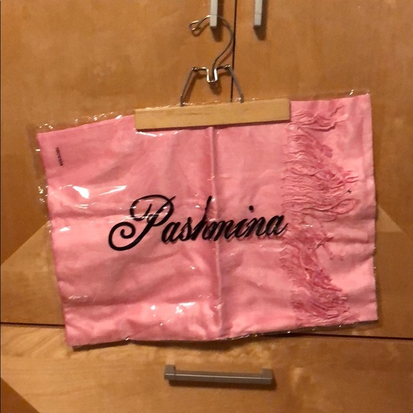 Accessories - Pink Pashmina Scarf, Never Opened